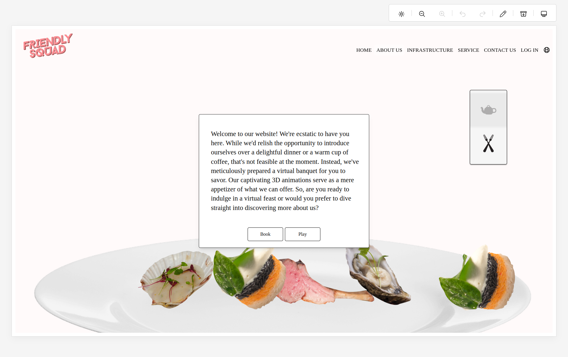 Customize site