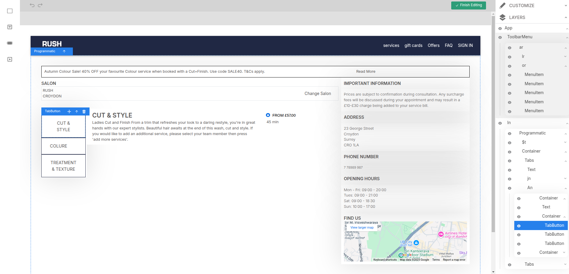 website editor